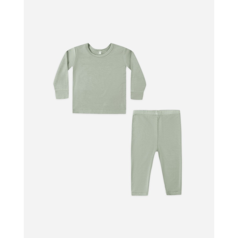 Bamboo Pajama Set || Fern|0-3M|3-6M|6-12M|12-18M|18-24M|2-3Y|4-5Y