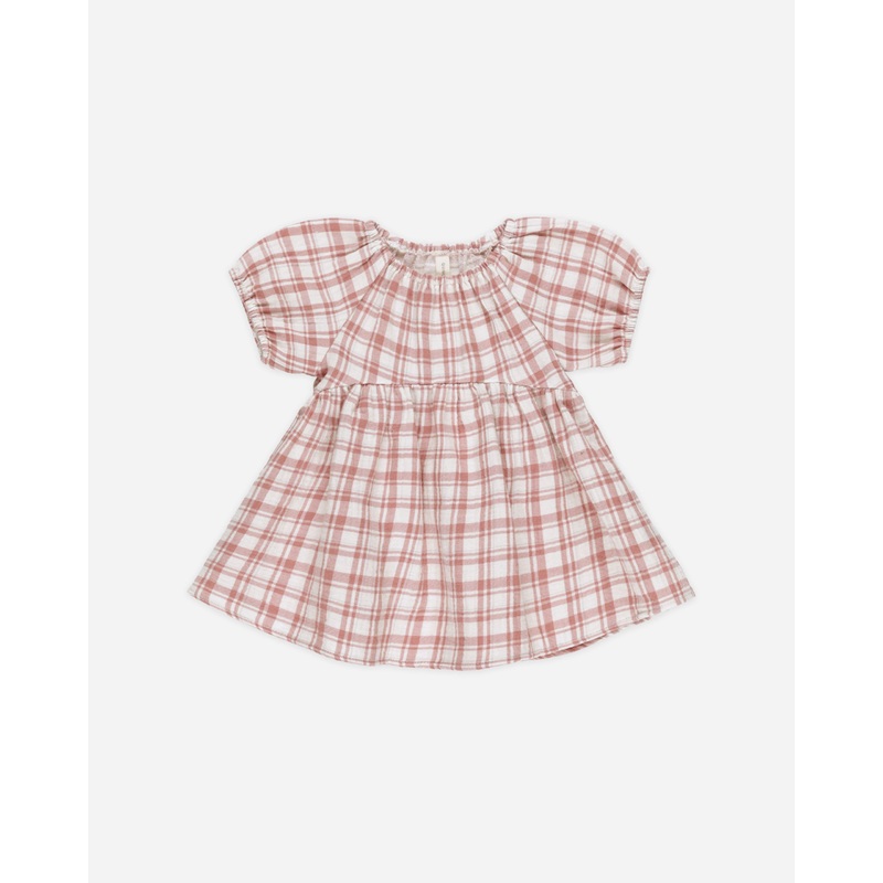 -Bella Dress || Pink Plaid-|Color|0-3M|3-6M|6-12M|12-18M|18-24M|2-3Y|4-5Y