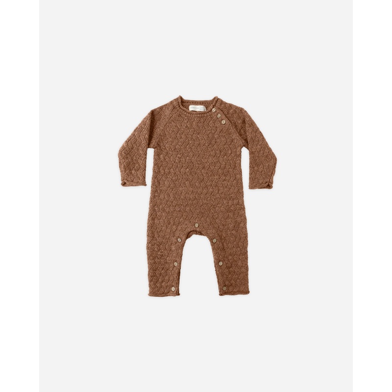 Cozy Heather Knit Jumpsuit || Cedar
