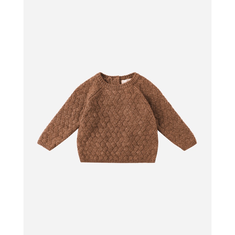 Knit Sweater || Heathered Cedar