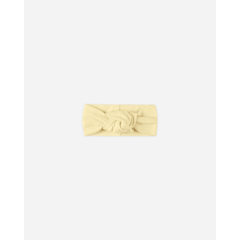 -Knotted Headband || Yellow-|Color|0-12M|12-24M