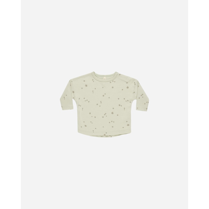 -Long Sleeve Tee || Stars-|Color|0-3M|3-6M|6-12M|12-18M|18-24M|2-3Y|4-5Y