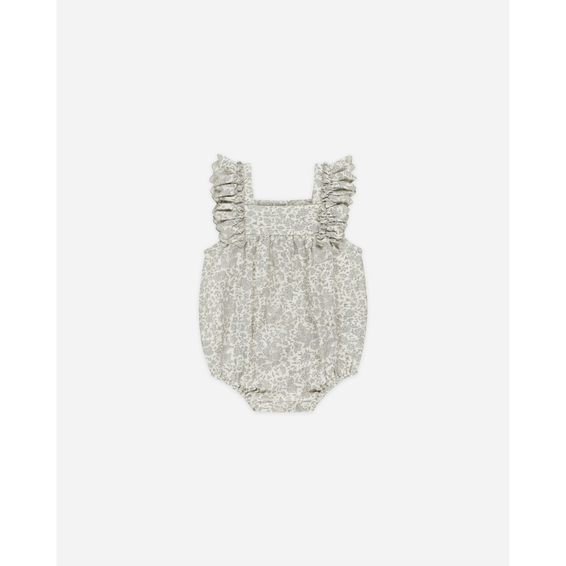 -Maya Romper || Blue Blossom-|Color|0-3M|3-6M|6-12M|12-18M|18-24M|2-3Y