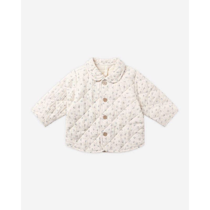 Quilted Jacket || Bluebell|0-3M|3-6M|6-12M|12-18M|18-24M|2-3Y|4-5Y