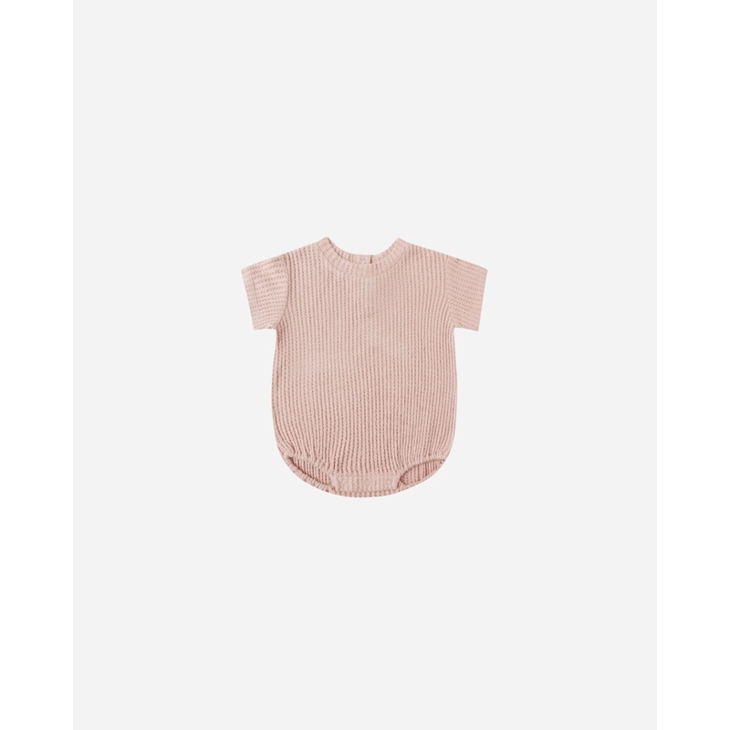 Relaxed Bubble Romper || Rose|0-3M|3-6M|6-12M|12-18M|18-24M|2-3Y