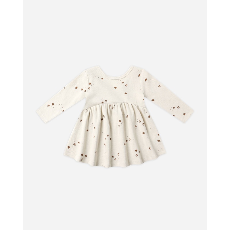 Ribbed Long Sleeve Dress || Acorns