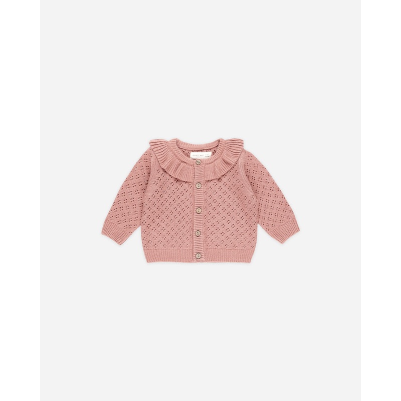 -Ruffle Collar Cardigan || Lipstick-