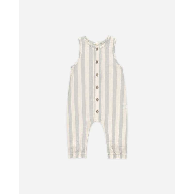 -Woven Jumpsuit || Sky Stripe-