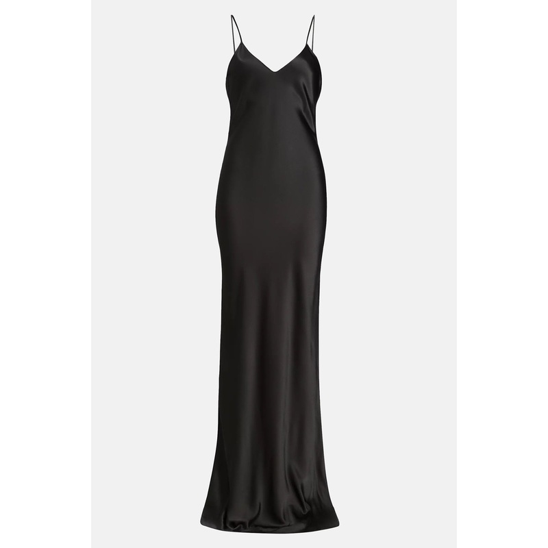Cami Silk Gown Bottle Green|XS|S|M