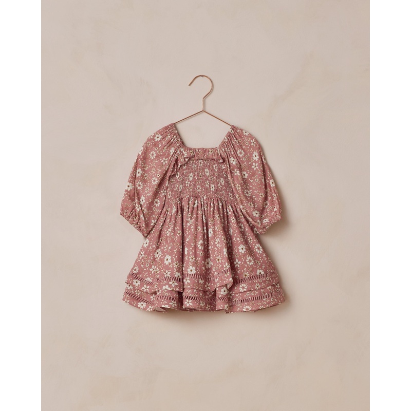 Elodie Dress | Rose Bloom|2Y|4Y|6Y|8Y|10Y|12Y
