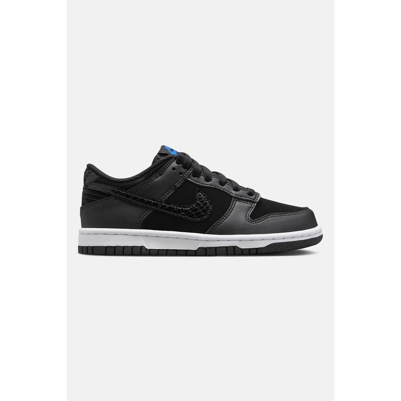 Kid’s Dunk Low Croc Swoosh Black (GS)