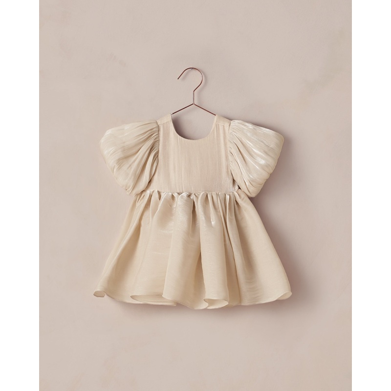 Sofia Dress | Ecru|12M|18M|2Y|4Y|6Y|8Y|10Y|12Y