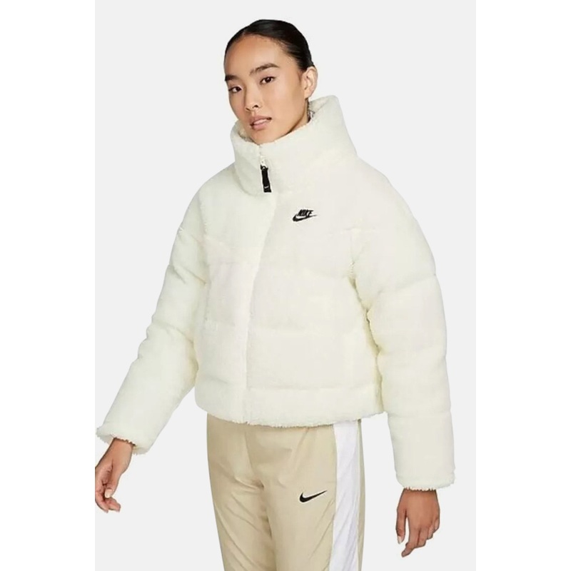 Therma-Fit Down-Fill Puffer Sherpa Jacket Cream