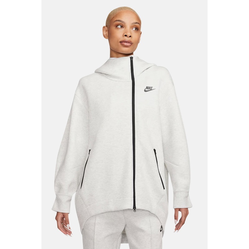 Women’s Drop Shoulder Hoodie Heather Grey