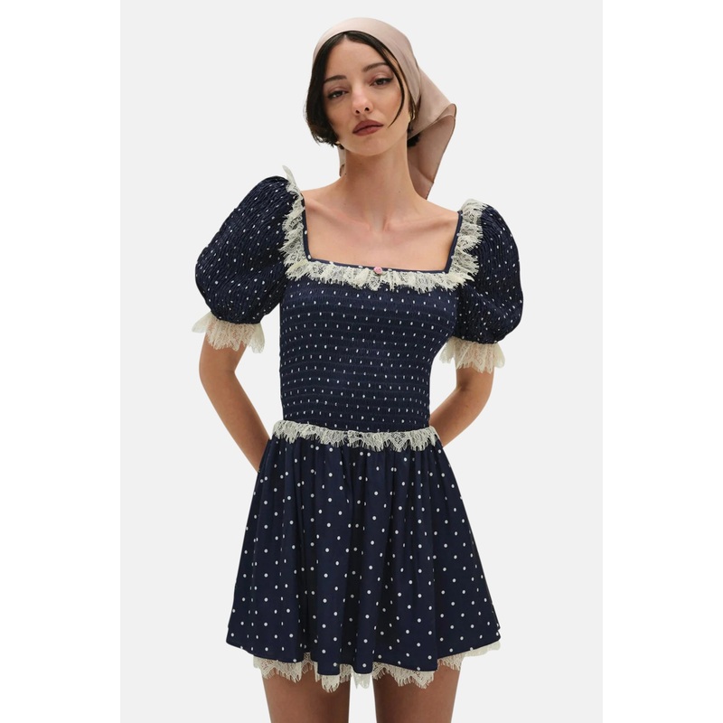 Ines Mini Dress Navy|XS|S|M