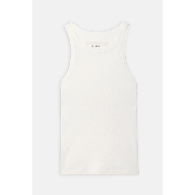 Jennifer Rib Tank White|XS|S|M