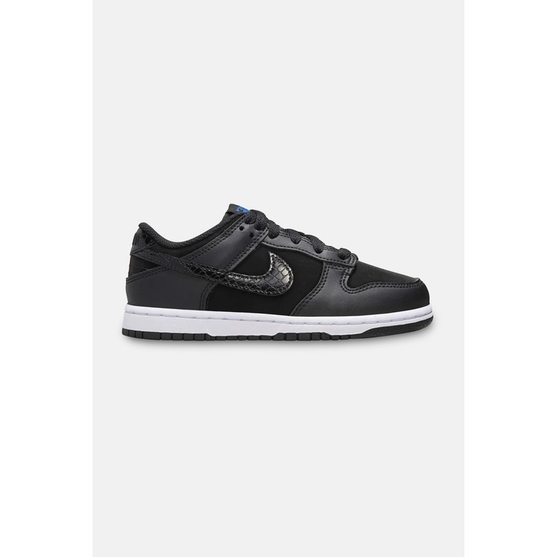 Kid’s Dunk Low Croc Swoosh Black (PS)