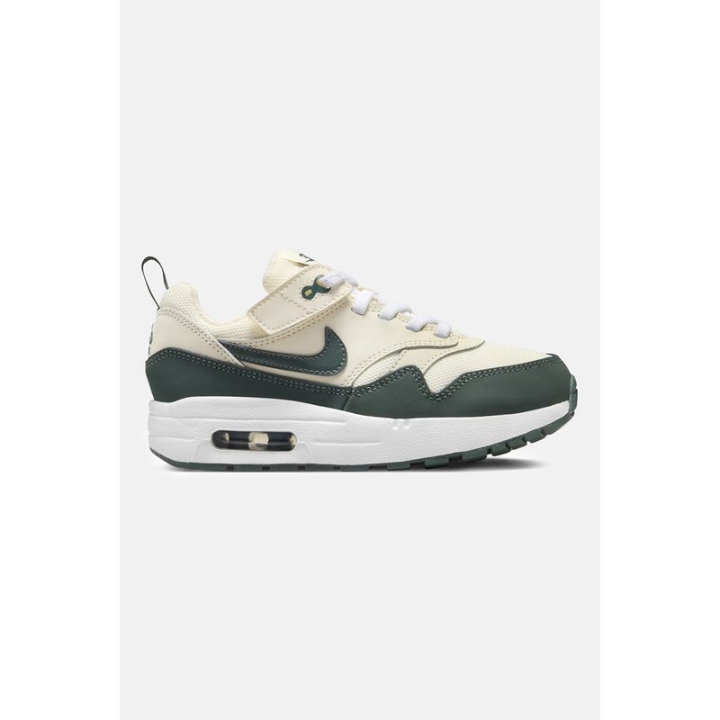 Kids Air Max 1 EasyOn (PS) Pale Ivory/Vintage Green