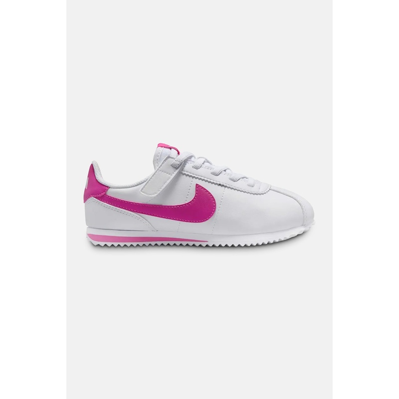 Kids Cortez Easyon White/Laser Fuchsia (PS)