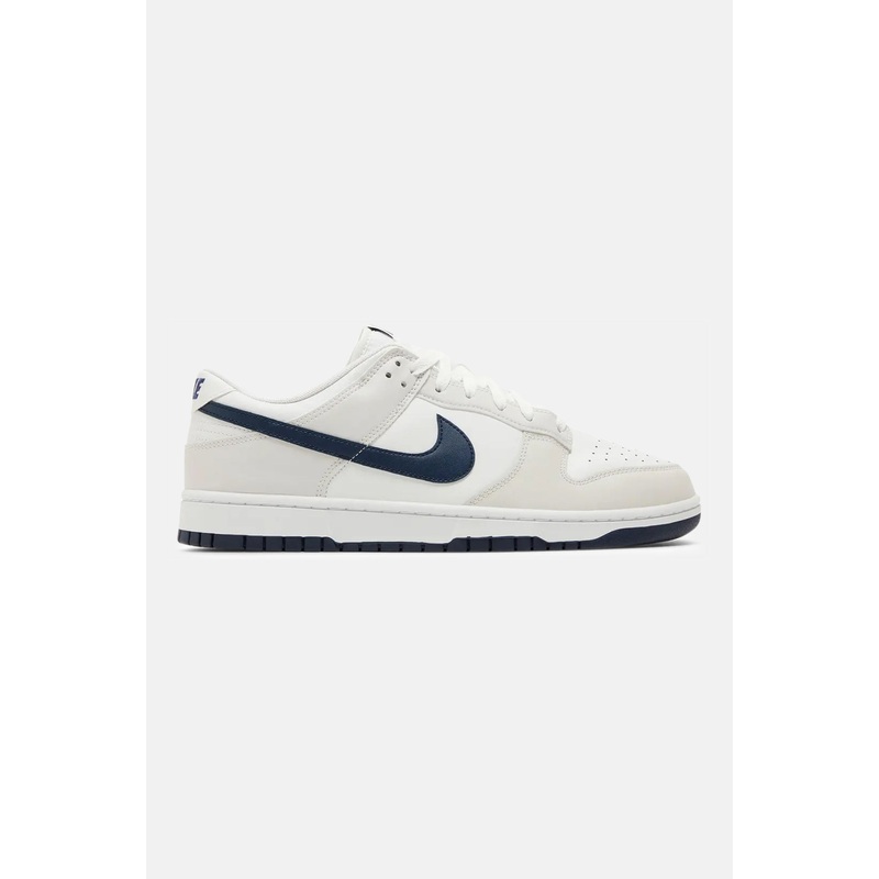 Mens Dunk Low White Midnight Navy