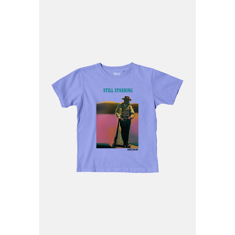 Toddler Still Standing Tee Peri/Teal