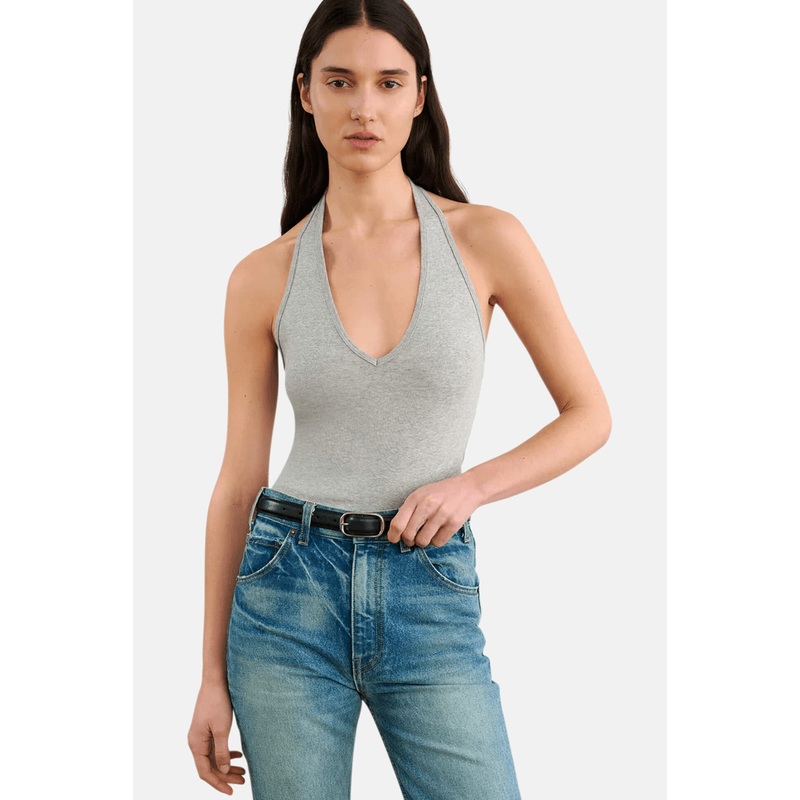 Britt Halter Top Heather Grey|XS|S|M