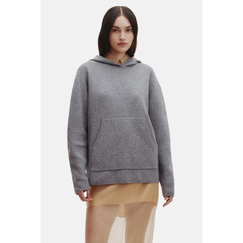 Hoodie Cashmere Medium Heather Grey