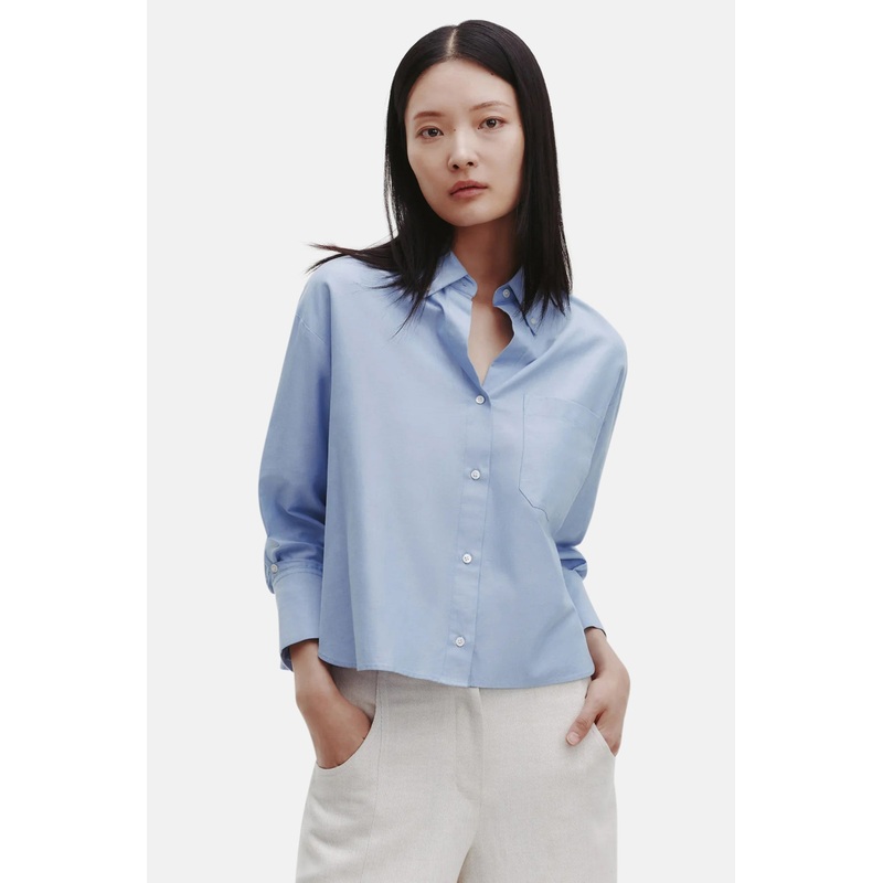 J.D. Cotton Shirt Blue|XXS|XS|S|M