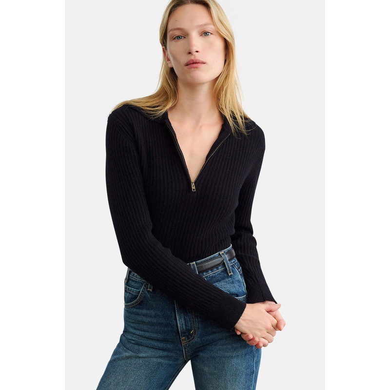 Nili Lotan Florence Jean x Braxton Sweater Navy
