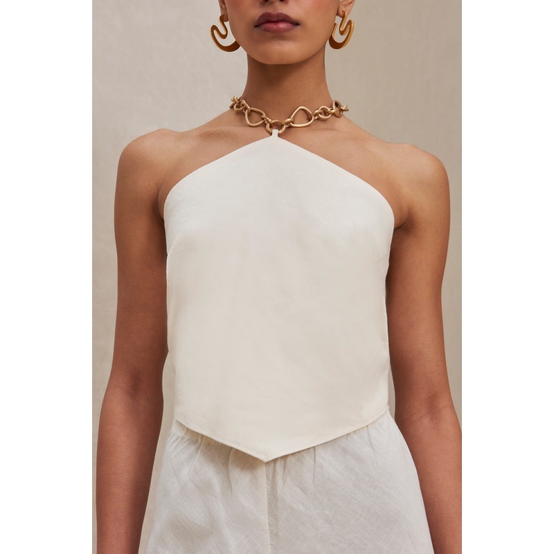 Olivine Top Off White|XS|S|M