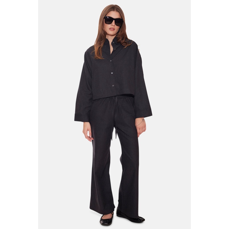 Tile Club Alpine Twill Pant & Chateau Twill Shirt Charcoal