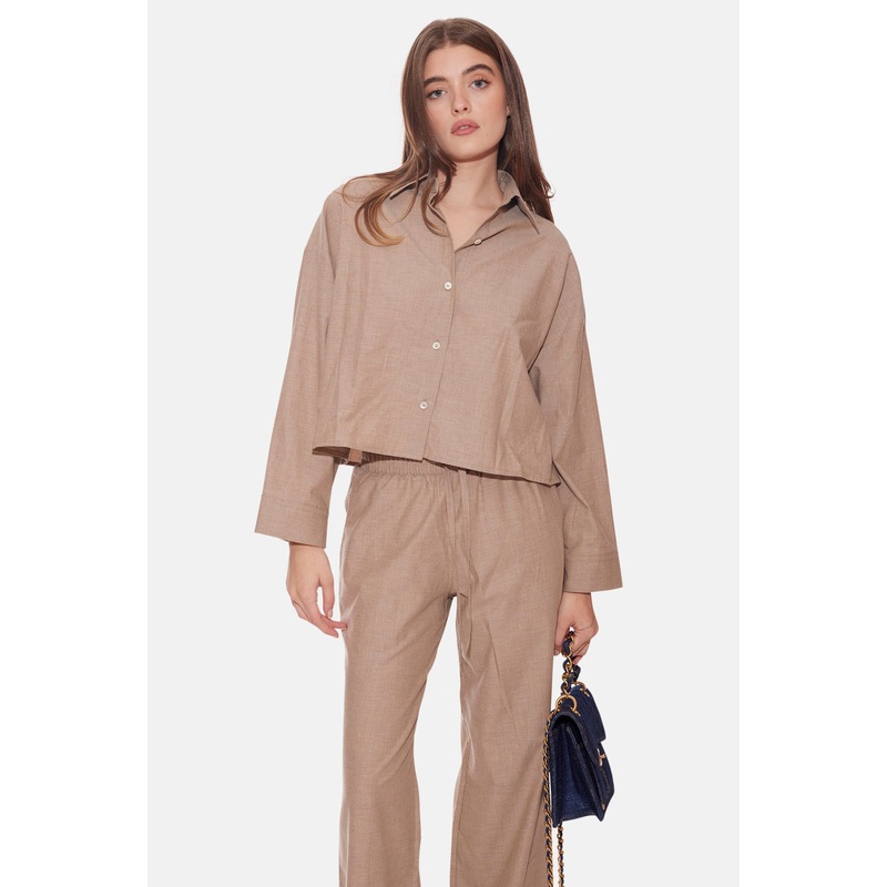 Tile Club Twill Set Beige x Zimmermann Duncan Boots