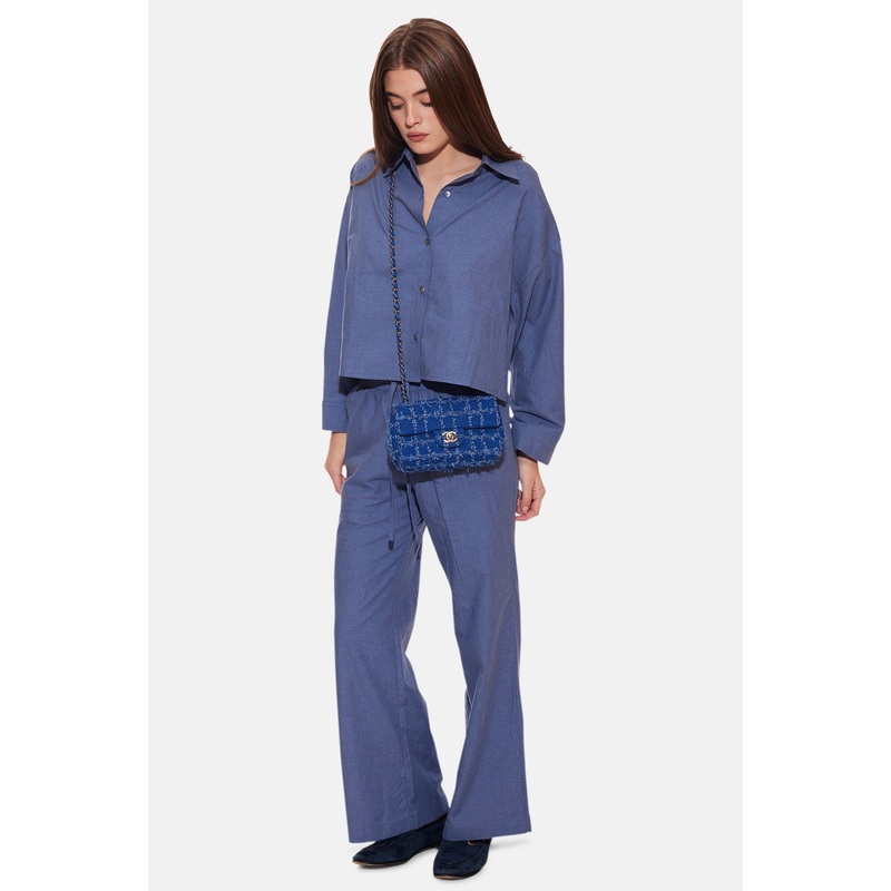 Tile Club Twill Set Blue x Zimmermann Duncan Boots