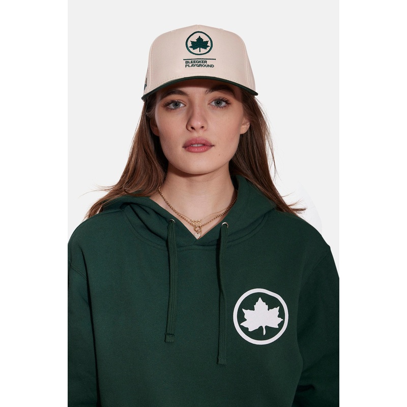Bleecker Playground Snapback Beige/Green Brim