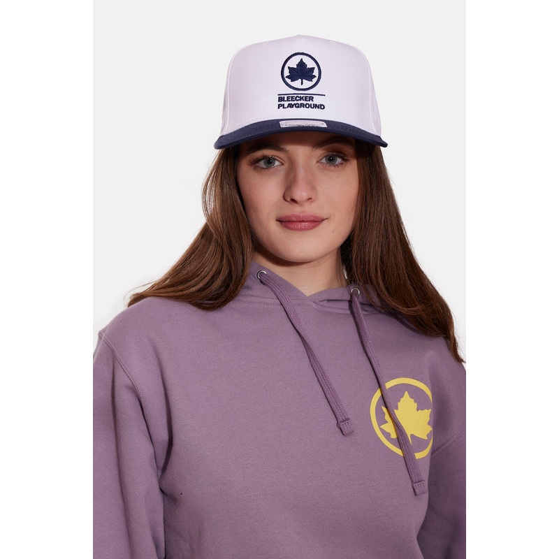 Bleecker Playground Snapback White/Navy