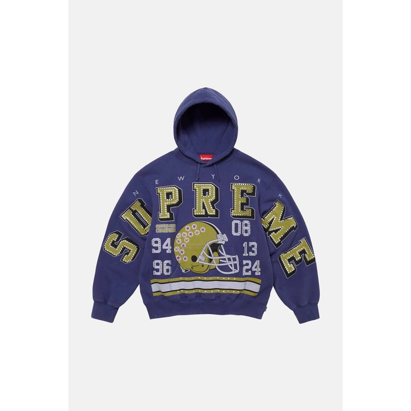 Champions Studded Hooded Sweatshirt Purple