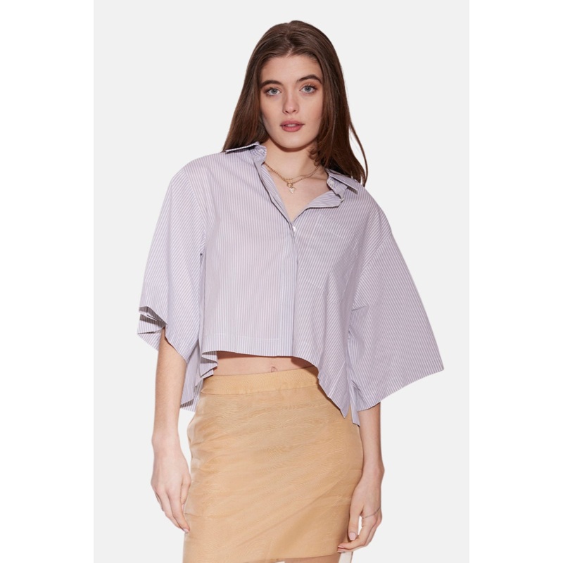 Chandler Shirt Grey Stripe|XS|S|M