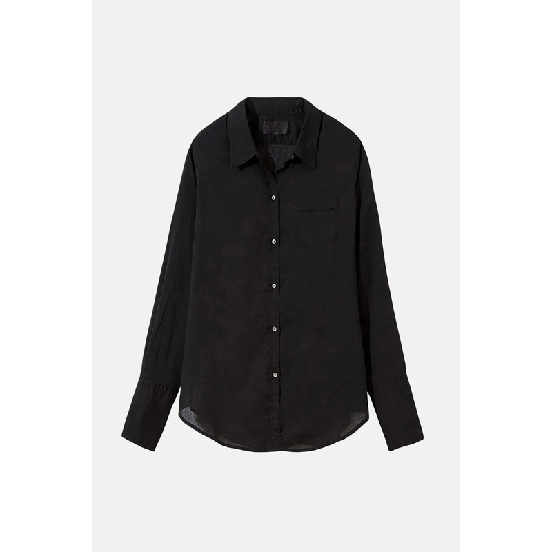 Cotton Voile NL Shirt Black|XS|S|M|L