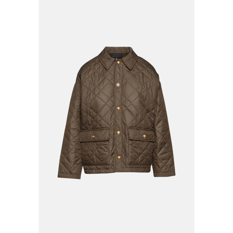 Helah Quilted Parka Army Green