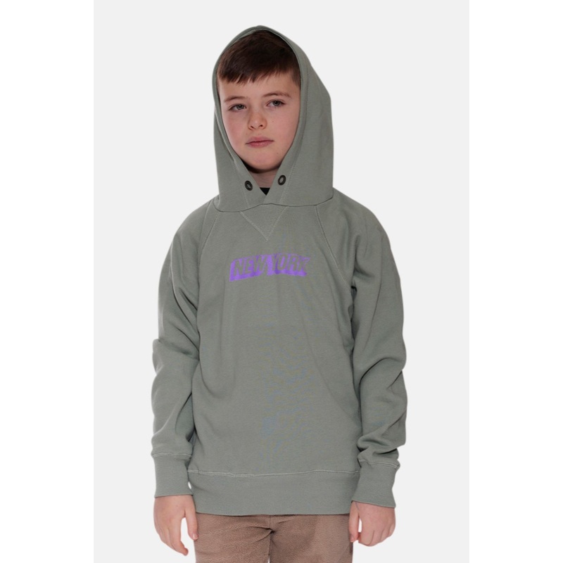 Kids New York or Nothing Hoodie Agave/Purple