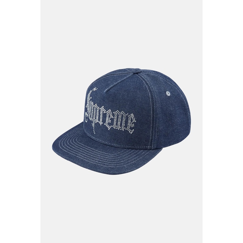 Rhinestone 5-Panel Denim|OS