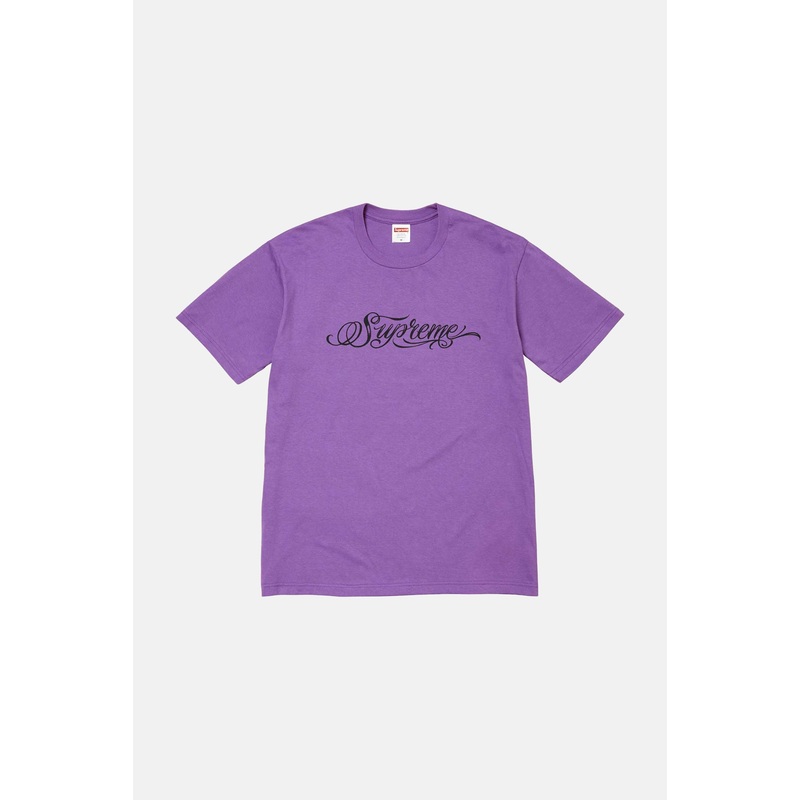 Script Tee Purple|XL