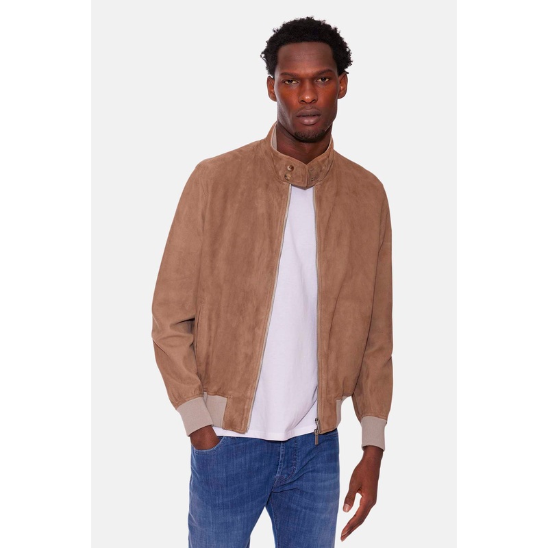 Suede Bomber Tan|S|M|L|XL