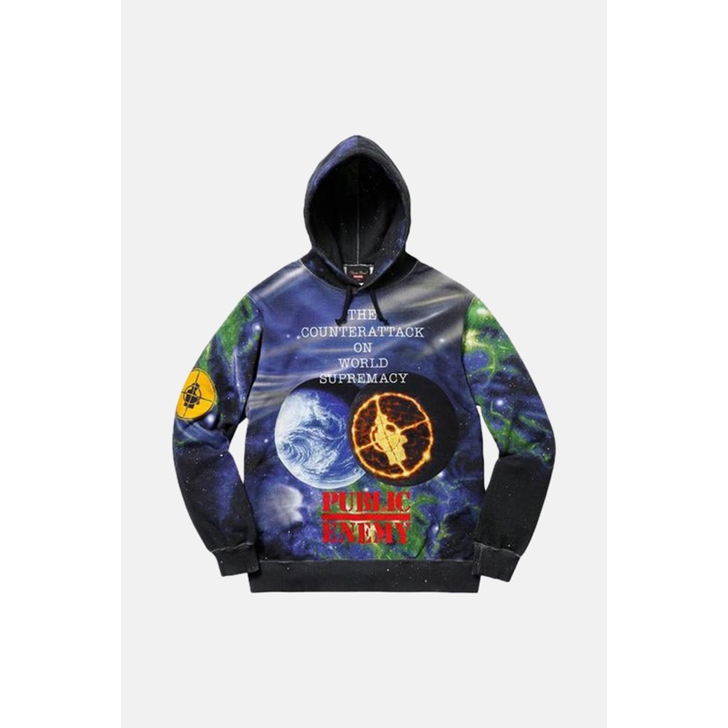 x Undercover Public Enemy Counterattack On World Supremacy Hoodie