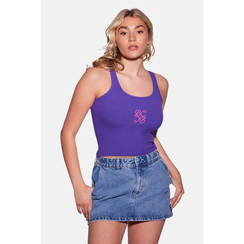 B&C Logo Tank Purple|XS|S|M|L