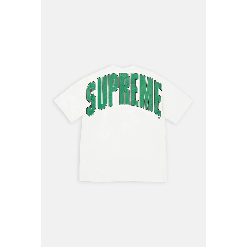 Cracked Back Ark Top S/S Top White
