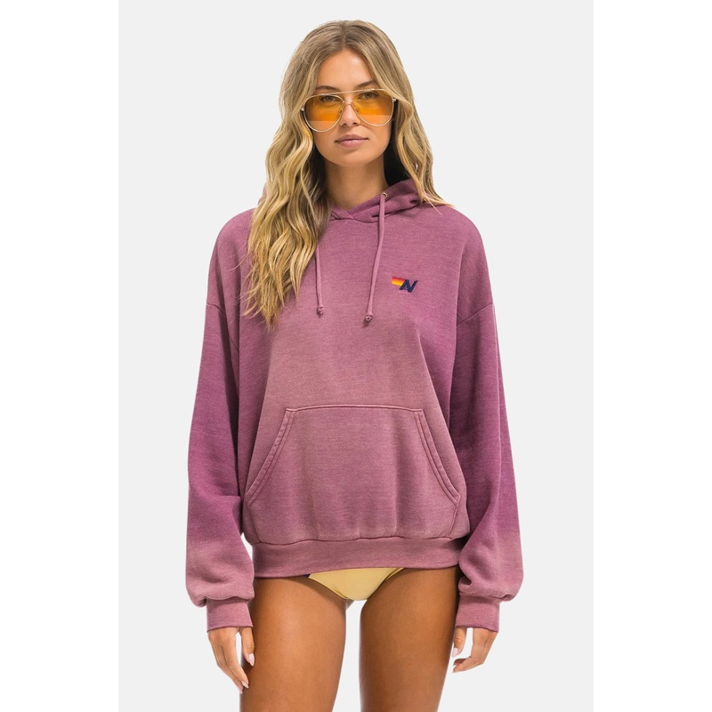 Essential Relaxed Pullover Hoodie Faded Berry