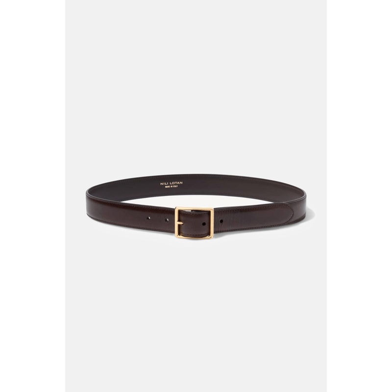 Gabriele Belt Espresso w/Antique Gold Buckle