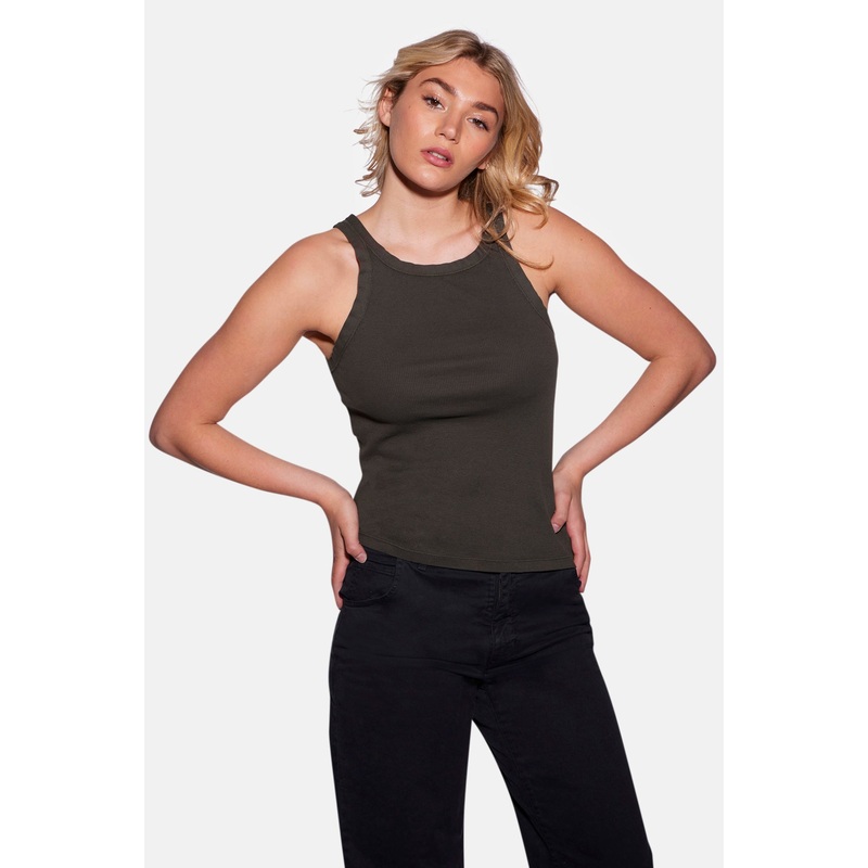 Jennifer Rib Tank Clover|XS|S|M|L