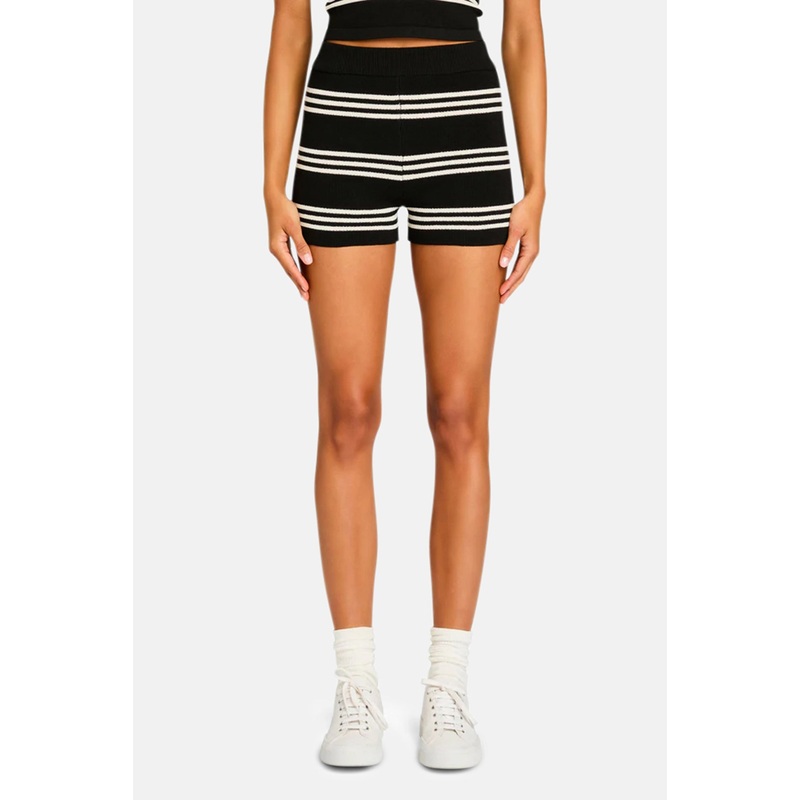 Kel Knit Hot Short Black/Eggshell